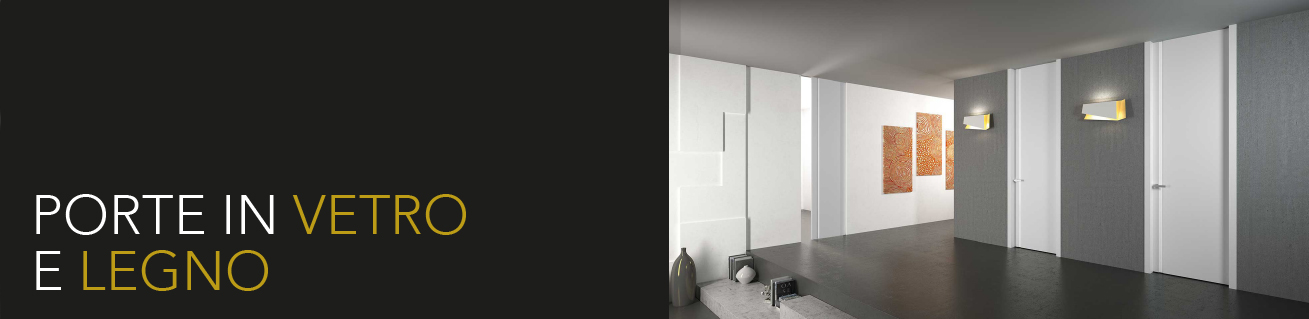 Porte in vetro e legno – testata